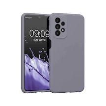 Samsung Galaxy Uyumlu A23 4g Kılıf First Silikon - Gri Çr
