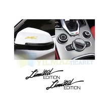 Limited Edition Oto Sticker Kelebek Cam Tampon Yapıştırma 2 Adet