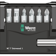 Wera Uç Çeşitleri, Bit-check 7 Universal 1 Sb, 7 Parça, Wera 0507