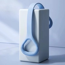 Fochsia Mavi 8 Şekil Yoga Direnç Bandı, Sırt Kol Fitness Antrenman İçin Mavi