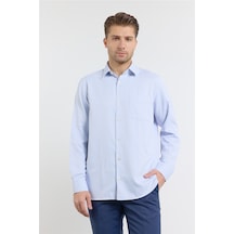 İmza Lacivert Kendinden Desenli Sert Yaka Uzun Kol Cepli Comfort Fit Pamuklu Gömlek 1004255219 İmza Lacivert Kendinden Desenli Sert Yaka Uzun Kol Cepli Comfort Fit Pamuklu Gömlek 1004255219