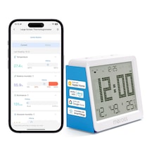 Meross Akıllı Sıcaklık Ve Nem Sensörü Ms130 Apple Home Destekli