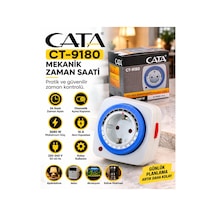Ct-9180 Mekanik Zaman Ayarlı Priz 16a 3680w 24 Saat Programlanabilir Zaman Saati
