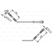 BOSCH 1987476054 Hidrolik Fren Yağı Bmw X5 E53 3.0 İ 00- M54 B30 306S3