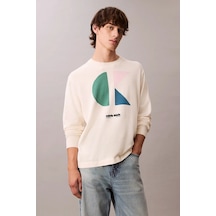 Calvin Klein Jeans Uzun Kollu Renk Bloklu Grafik Pamuklu Beyaz Erkek Kazak Lv04rc303g-yas Beyaz Calvin Klein Jeans Uzun Kollu Renk Bloklu Grafik Pamuklu Beyaz Erkek Kazak Lv04rc303g-yas Beyaz