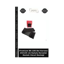 Premium Bk-100 Bel Korsesi 25x135 Cm Kutulu Korseler Destek Vücut Desteği