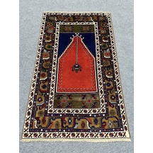 EL DOKUMA TAŞPINAR HALISI 121X203 ÇİFT KİŞİLİK SECCADE NAMAZLIK