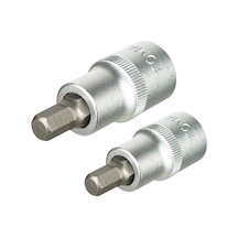 1/2 " 55 Mm Lokmalı Allen Uç 7 Mm Kısa 10 Adet