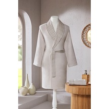 Özdilek Aurea Saten Kumaşlı Şal Yaka Kadın Bornoz Seti S/m Çok Renkli