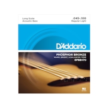 Daddario EPBB170 Bas Tel Set Akustik Phos.Bronze Soft Long
