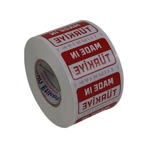 50mm X 30mm Kuşe Etiket - 1000 Adet 124-Pembe
