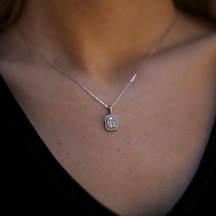 Bygoldenhouse Pırlanta Baget Kolye