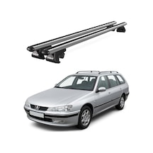 Venüs Peugeot 406 Station Wagon 1999-2005 Uyumlu Gri Ara Atkı Port Bagaj Tavan Barı