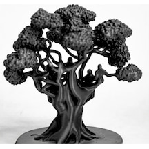 Ağaç Figürlü Dekoratif Obje - 12 Cm 12 X 12