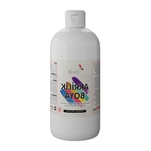 Beyaz Akrilik Boya, 500 Gr 0,15 L