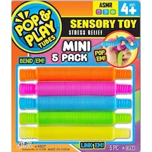 04807 -sun-jru-pop Play Tubes Duyusal Stres Oyuncağı Mini 5li 2a