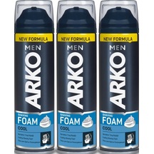 Arko Men Cool Tıraş Köpüğü 3 x 200 ML