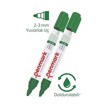 Yeşil Yazı Tahta Kalemi 2 Adet Doldurulabilir Tahta Kalemi Okul Sınıf Öğretmen Beyaz Yazı Tahtası Kalemi Canlı Renk