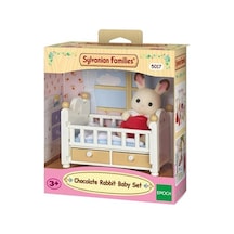 Sylvanian Families Çikolata Kulaklı Tavşan Bebek Ve Yatağı