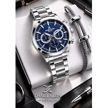 Daniel Klein Premium Çelik Kordon 2 Yıl Garantili 3 Atm Suya Dayanıklı Erkek Kol Saati Edk.r11095.3 Gümüş
