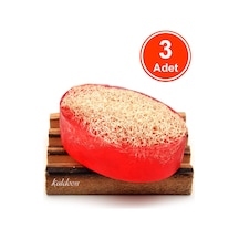 Kabak Lifli El Yapımı Doğal Nar Çekirdeği Yağı Sabunu 120 G x 3 A