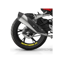 Rks Qj Motor Srk 125-r Motosiklet Jant İçi Sticker Etiket Modeli Sarı