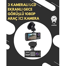 G-sensör Ve Hareket Algılama Destekli 1080p Araç İçi Güvenlik Kamerası 97211137