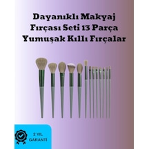 Zenvia Toz Ve Krem Ürünler İçin Güçlü Tutucu Yumuşak Kıllı Makyaj Fırça Takımı 13 Parça Znv2026