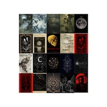 20 Adet A5 Fairygrunge Gotik Poster Seti Estetik Duvar Kolajı Oda Süsleme Afiş Seti
