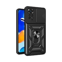 Ehr. Xiaomi 11 4g Uyumlu Kamera Korumalı Sürgülü Yüzüklü Standlı Kılıf Sku: Smg8690010088543