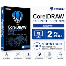 Corel Coreldraw Technical Suite 2026 Windows - 2 Pc Süresiz Dijital Kod