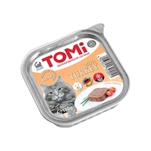 Tomi - 658 - Kedi Hindili Alüminyum Yaş Mama - Muratech - 100gr Pate