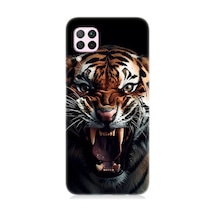 Huawei P40 Lite Uyumlu Silikon Kılıf Vahşi Kaplan