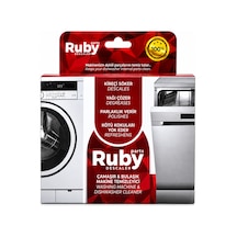 Ruby Parts Çamaşır Ve Bulaşık Makinesi Temizleyici Kireç Ve Yağ Çözücü Beyaz