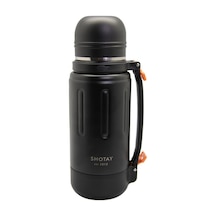 Shotay Durable Çelik Termos Matara 1500ml Siyah