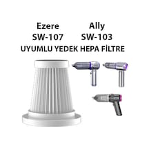 Ezere Sw-107 Ve Ally Sw-103 İle Uyumlu Yedek Filtre- 5775 Renk: Beyaz