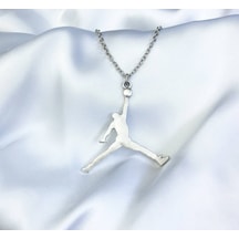 Micheal Jordan Erkek Smaç Basketbolcu Kolye Çok REnkli