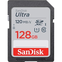 Sandisk SDSDUN4-128G-GN6IN Ultra 128 GB SDHC/SDXC 120MB/s Class 10 UHS-I Hafıza Kartı