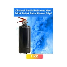 Premium Ambalajı Yazısız İbaresiz 1 Kg Cinsiyet Partisi Belirleme Mavi Erkek Bebek Baby