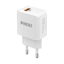Phixi QCH243L Force Akım Korumalı 3.0a Lıghtnıng Usb Kablolu Şarj Cihazı