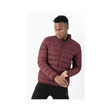 Maraton Sportswear Regular Erkek Dik Yaka Takma Kol Basic Bordo Mont 22314-bordo Bordo