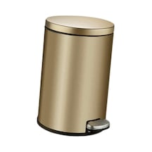 Suntek Magideal  Yuvarlak Adımlı Çöp Kovası Toz Kutusu Eller Altın