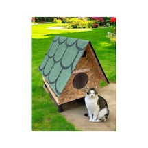 Kedi Evi Kediyi Kedi Barınağı Bungalov Isı Ve Su Yalıtımlı 2 Kedilik