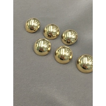 Kaban Trençkot Düğmesi Takımı Bombeli Gold 6 Lı Set 2,3 Cm 527715