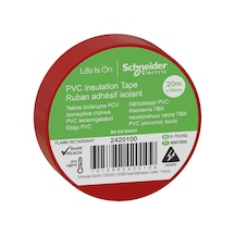 Schneider Thorsman İzolasyon Bandı 19MMx20MT Kırmızı - 2420100