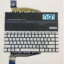 Hp M46023-141 M46024-141 Notebook Klavye Gümüş Aydınlatmalı Tr