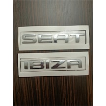 Seat Ibiza Bagaj Yazısı 2 Adet - 1998-2010 -yüksek Kalite