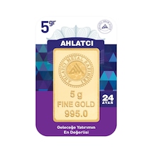 Ahlatcı Kuyumculuk 24 Ayar Külçe Altın 5 G