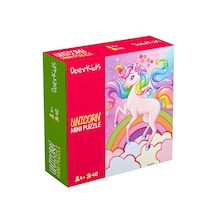 DoerKids Unicorn Mini Puzzle 40  Parça