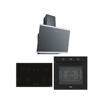 Franke FMA 97 P AS - FRSM 704 BK - FPJ 615 SS Airfry+ Elektirikli Ocaklı Set